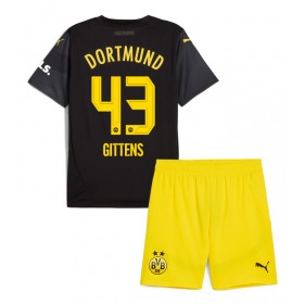 Borussia Dortmund Jamie Bynoe-Gittens #43 Auswärtstrikot 2024-25 Kurzarm (+ kurze hosen)